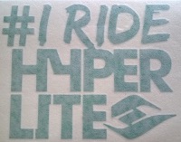 I Ride Hyperlite Die-Cut Sticker